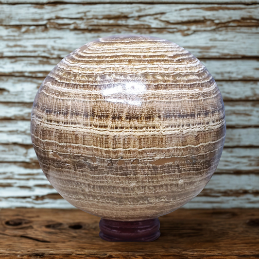 Sphère en Aragonite 1497g (PRGFL707-1)