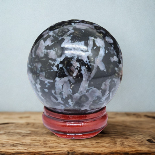 Sphère en Gabbro 185g (PRGFL520-1)