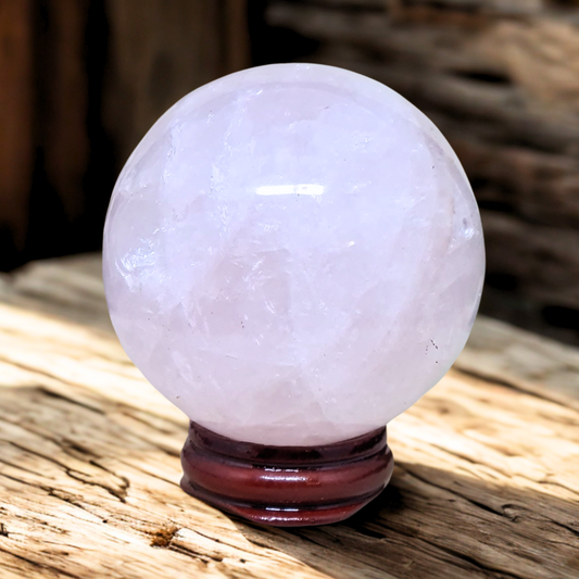 Sphère en Quartz Rose 313g (PRGFL611-2)
