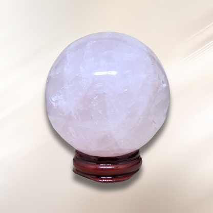 Sphère en Quartz Rose (PRGFL611-2)