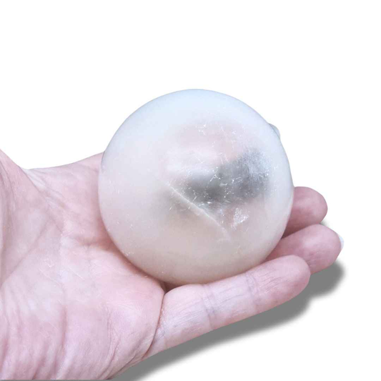 Sphère en Sélénite (PRGFL700-2) - ENAE Minéraux