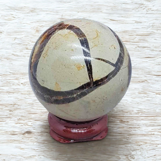 Sphère en Septaria 157g (PRGFL372-2)
