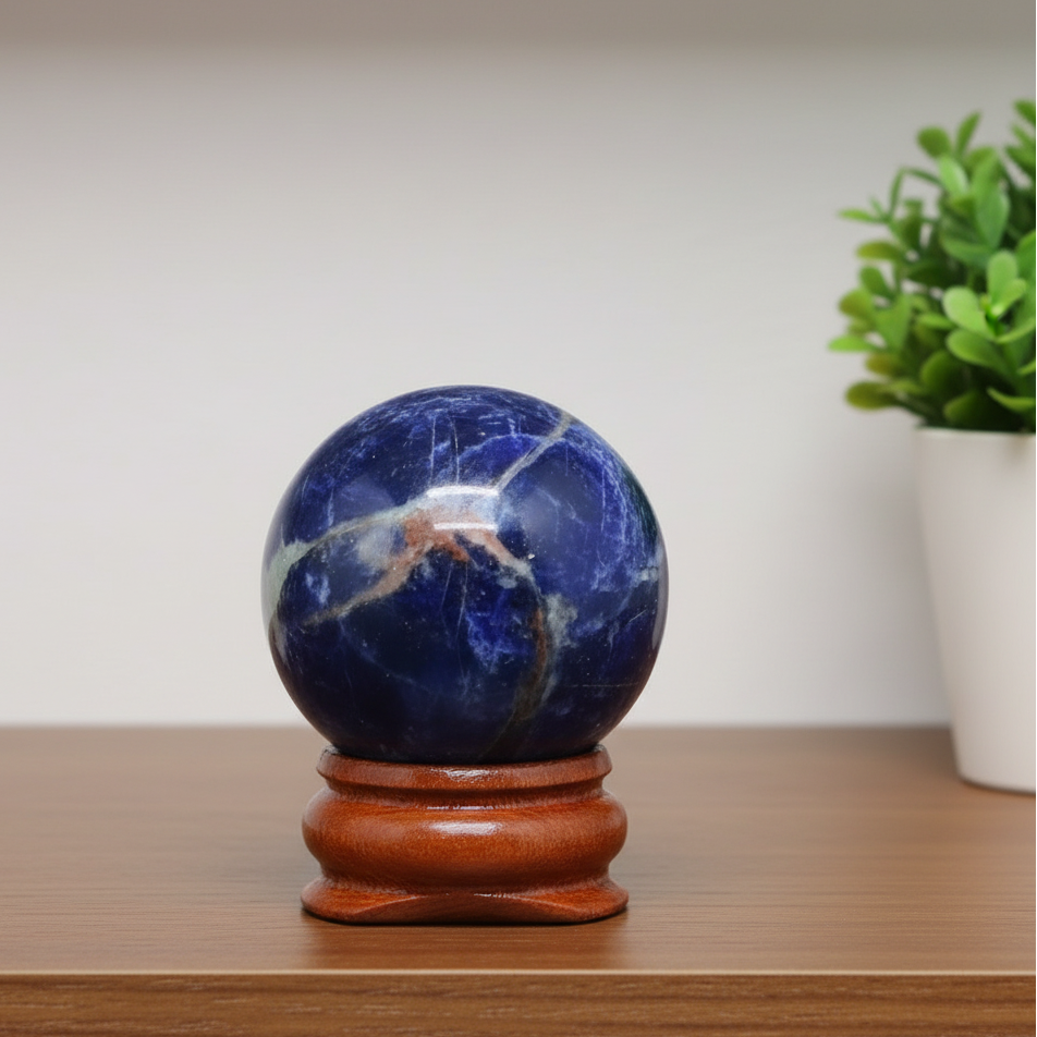 Sphère en Sodalite 33g (PRGFL501-3)