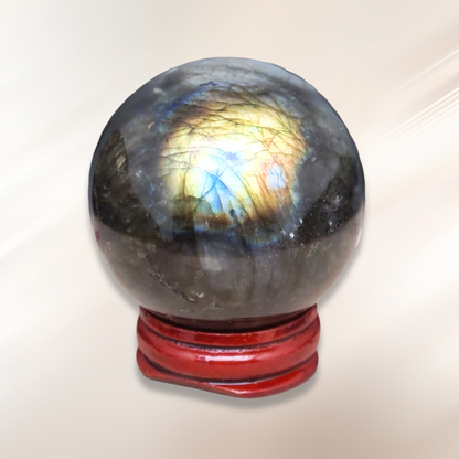 Sphère en Labradorite polie (PRGFL508-2)