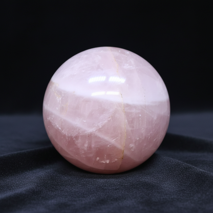 Sphère en Quartz Rose de 1273 g (PRGFL709)