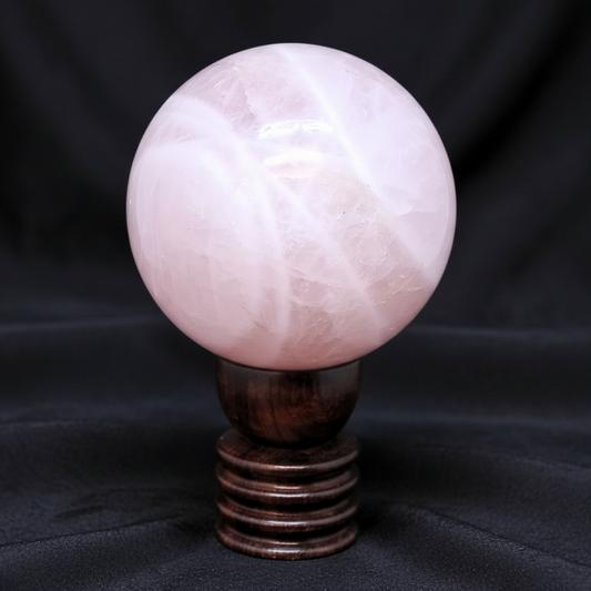 Sphère en Quartz Rose de 1273 g (PRGFL709)