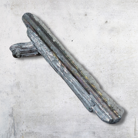 Stibine brute et Fluorite 17g (MB380-1) - ENAE Minéraux