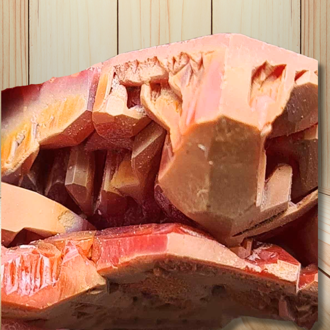 Cristaux de Vanadinite brute 22g (MB413-2) - ENAE Minéraux