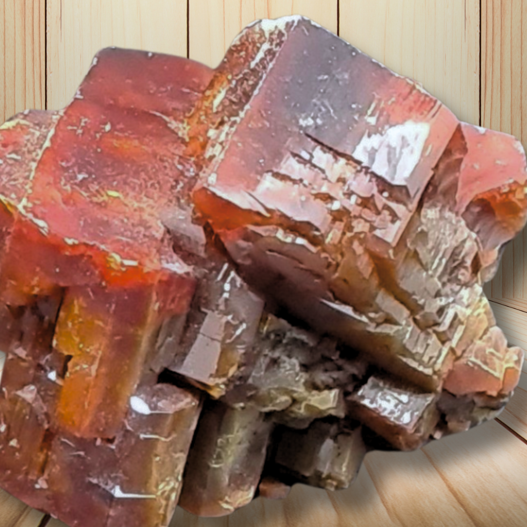 Cristaux de Vanadinite bruts 60g (MB413-7) - ENAE Minéraux