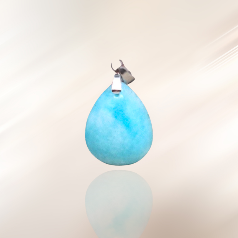 amazonite, lithotherapie, pendentif, pierre ENAE Mineraux