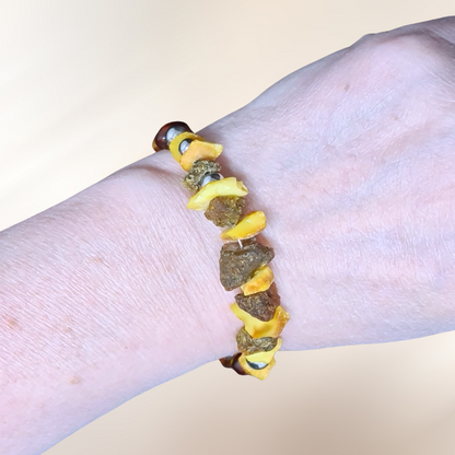 ambre, bracelet, lithotherapie, naturelle, pierre ENAE Mineraux