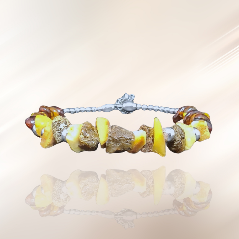 ambre, bracelet, lithotherapie, naturelle, pierre ENAE Mineraux