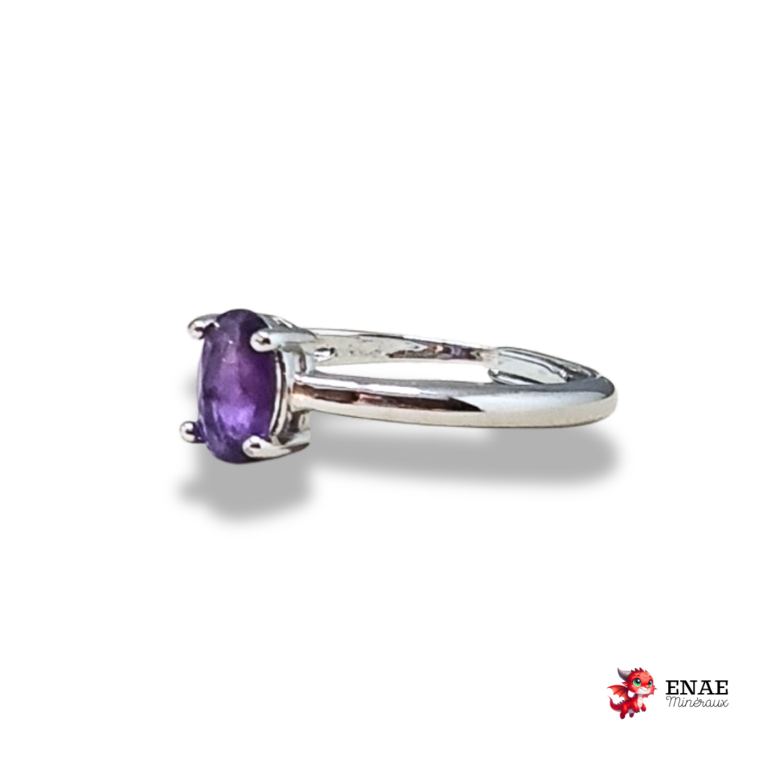 Bague en Améthyste et cuivre (BAG85)