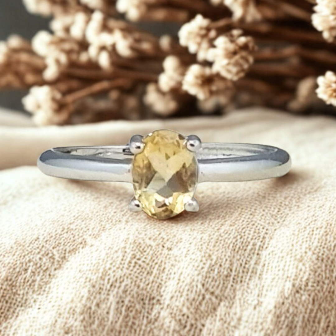 Bague en Citrine et cuivre (BAG81)