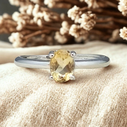 Bague en Citrine et cuivre (BAG81)