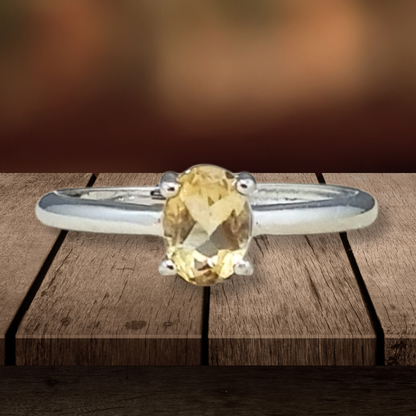 Bague en Citrine et cuivre (BAG81) - ENAE Minéraux