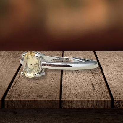 Bague en Citrine et cuivre (BAG81) - ENAE Minéraux