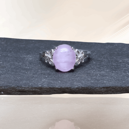 Bague réglable en Kunzite (BAG47-2)