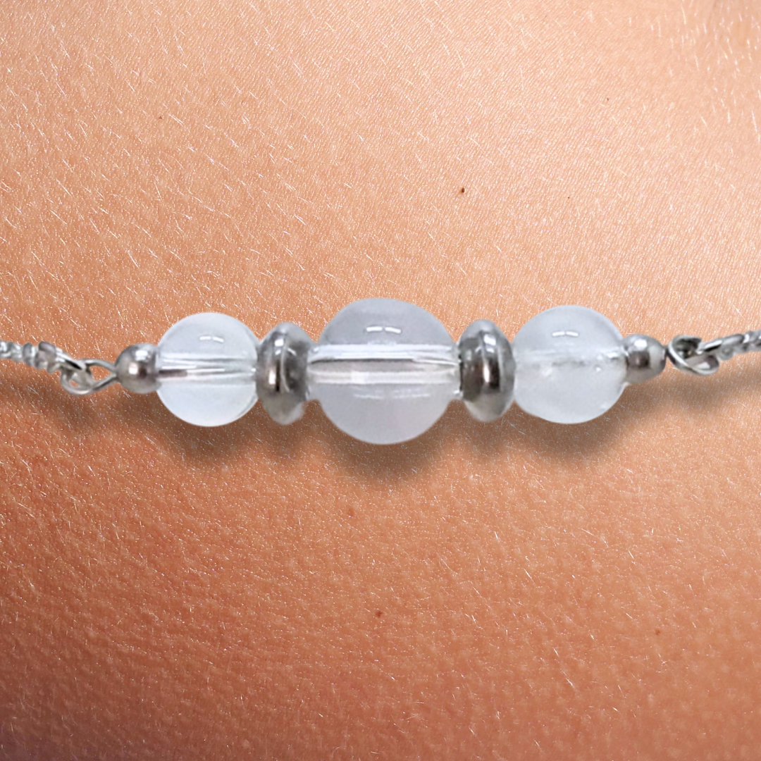 Bracelet en Cristal de Roche - ENAE Minéraux