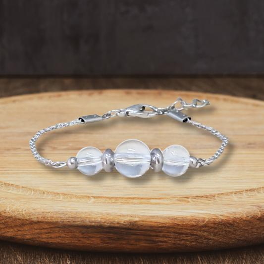 Bracelet en Cristal de Roche - ENAE Minéraux