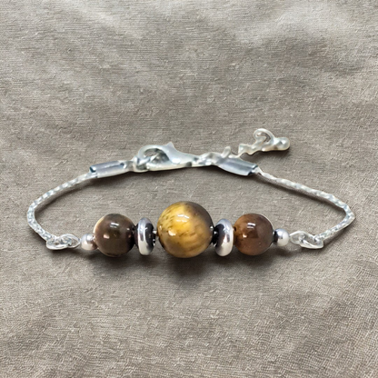 Bracelet en Œil de Tigre