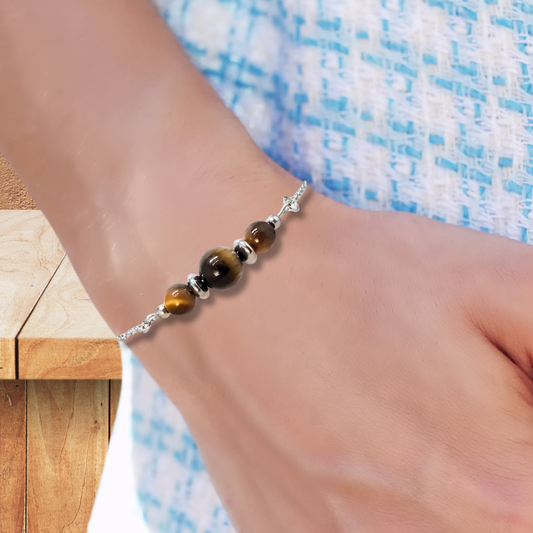 Bracelet en Œil de Tigre - ENAE Minéraux