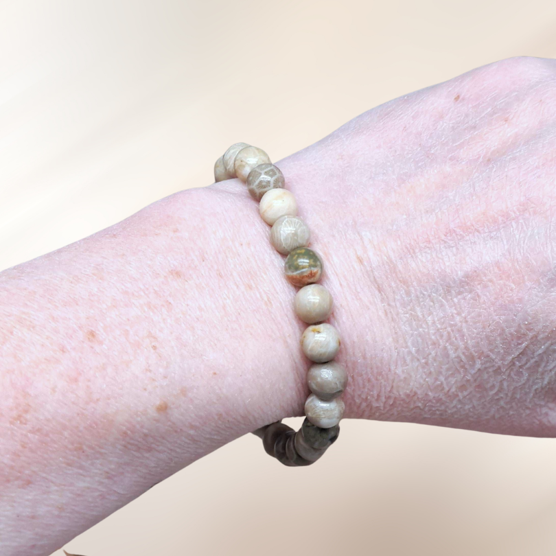 bracelet, corail, lithotherapie, pierre ENAE Mineraux