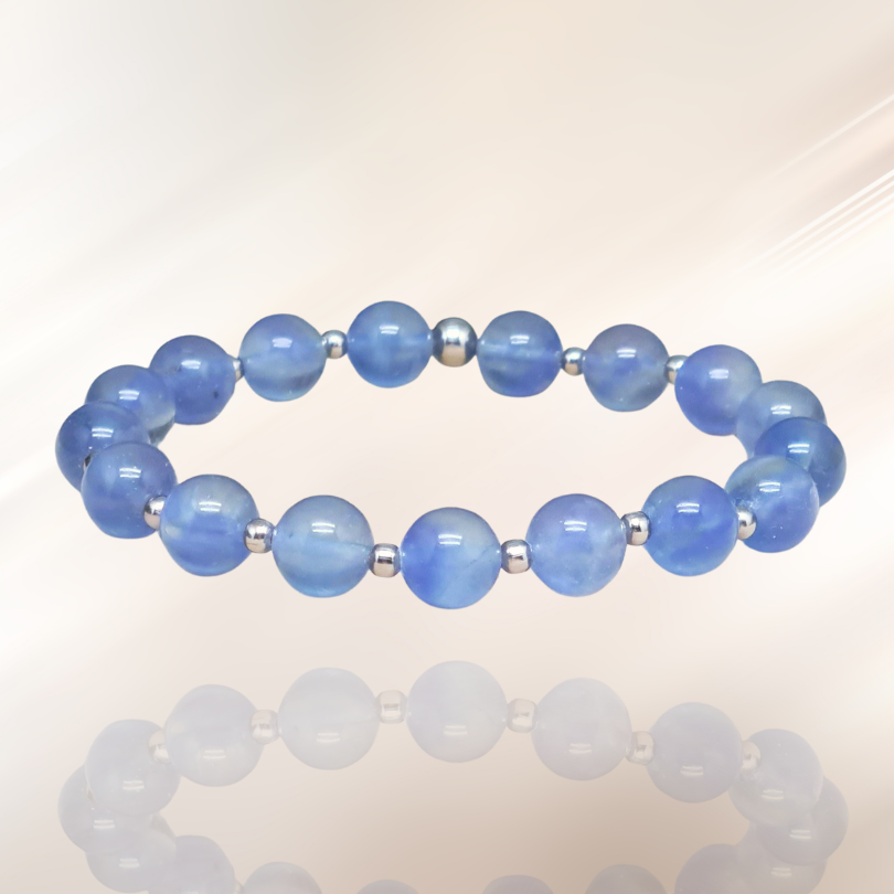 Bracelet en Fluorite bleue