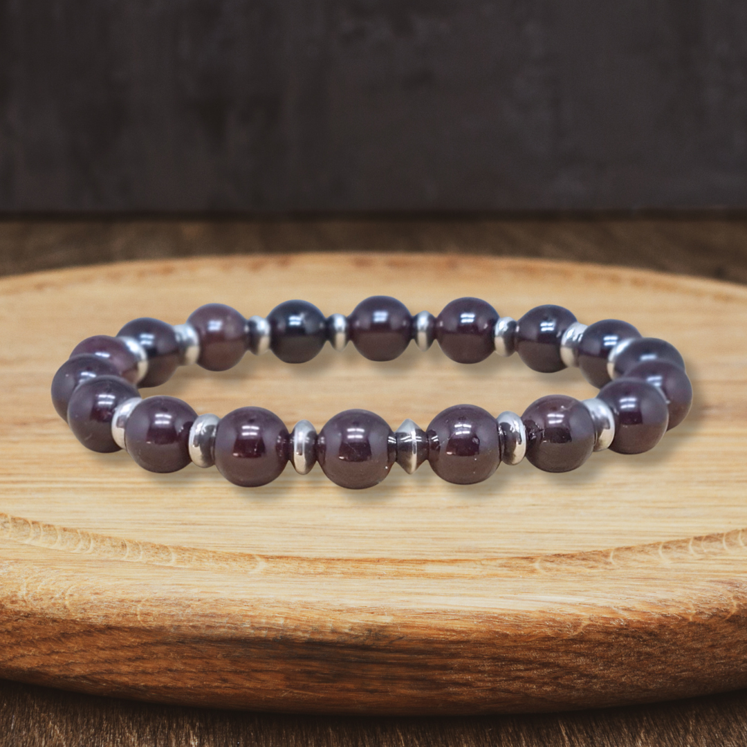 Bracelet en Grenat