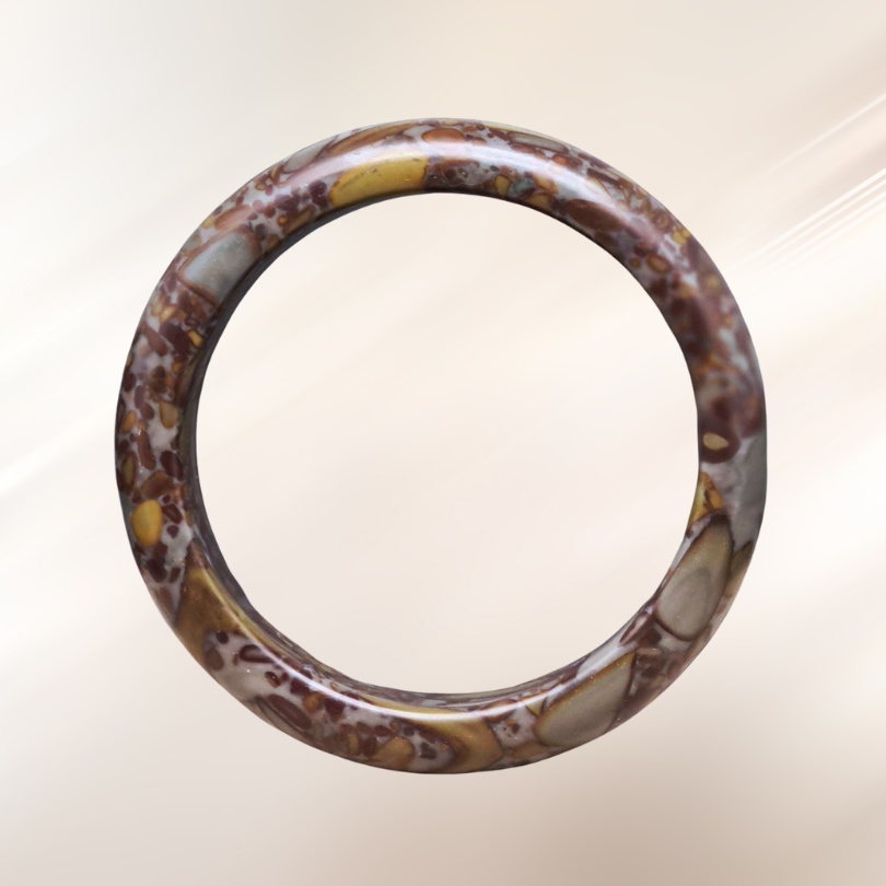 bracelet, jaspe bambou, jonc, lithotherapie, pierre ENAE Mineraux