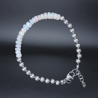 bracelet, lithotherapie, opale welo, pierre ENAE Mineraux