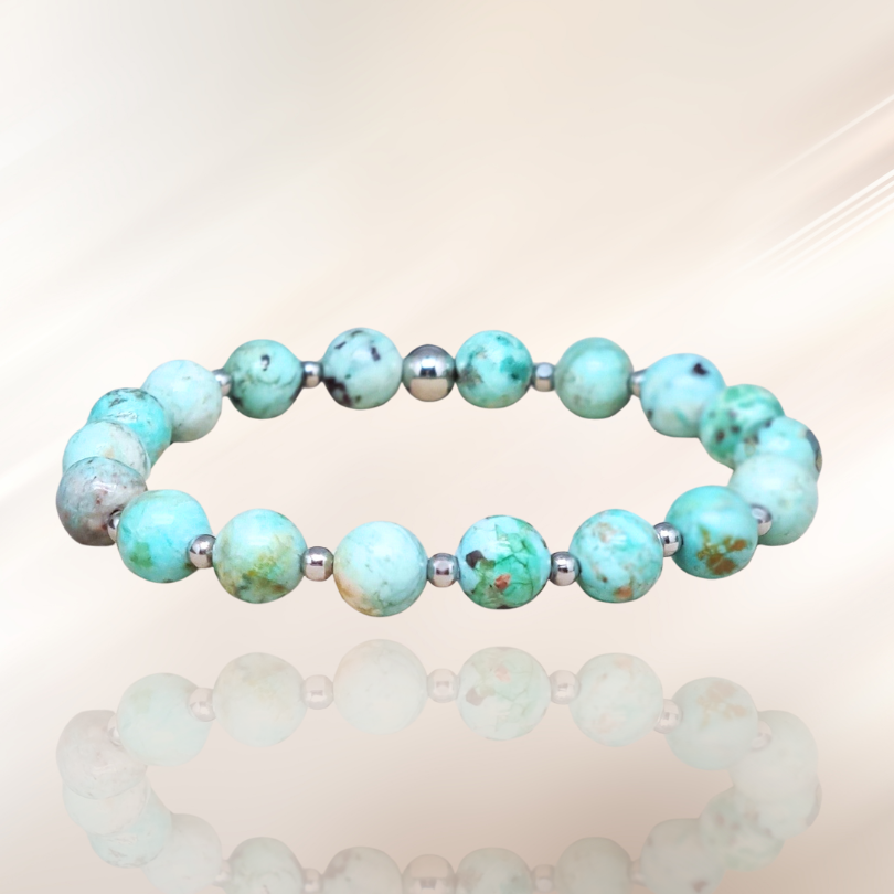 bracelet, lithotherapie, pierre, turquoise ENAE Mineraux