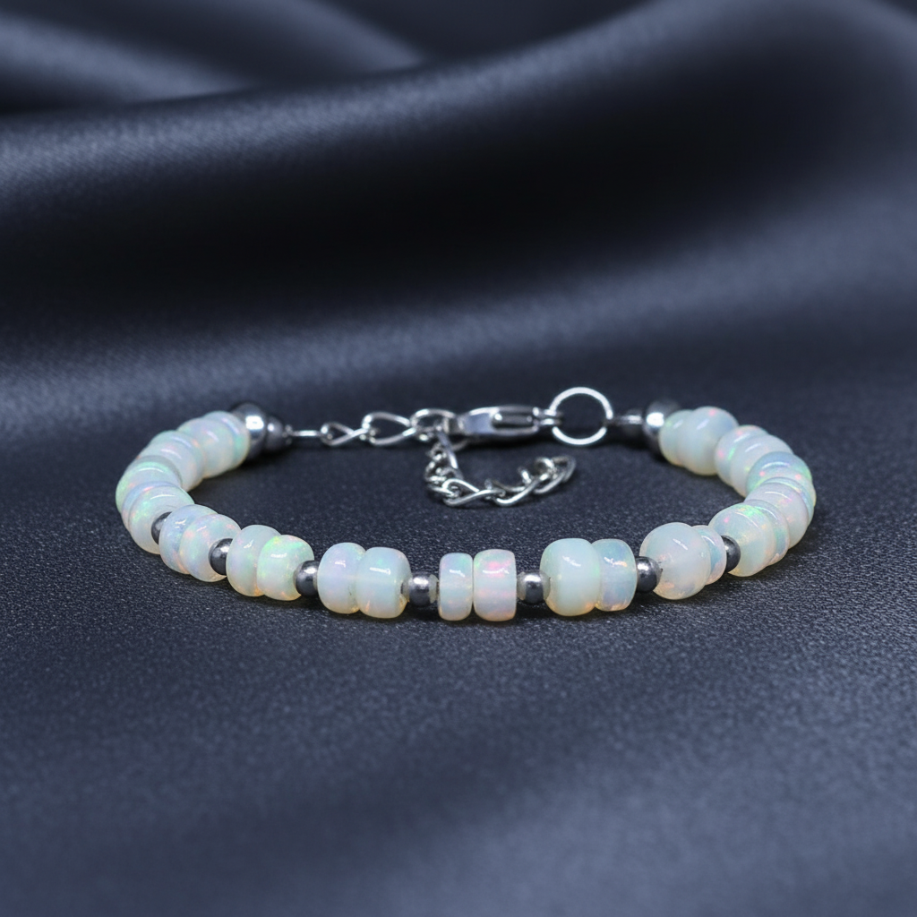 Bracelet réglable en Opale Welo