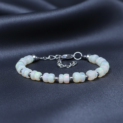 Bracelet réglable en Opale Welo