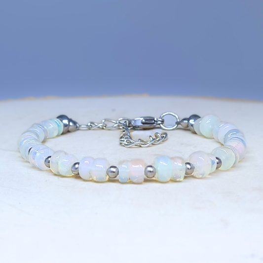 Bracelet réglable en Opale Welo