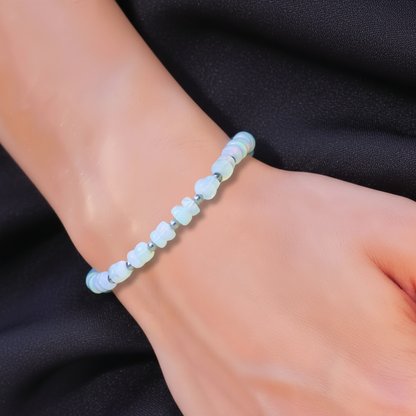 Bracelet réglable en Opale Welo