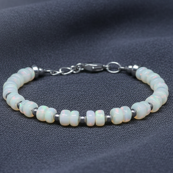 Bracelet réglable en Opale Welo