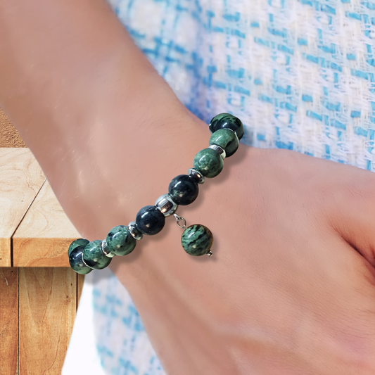 Bracelet en Rhyolite Kambaba - ENAE Minéraux