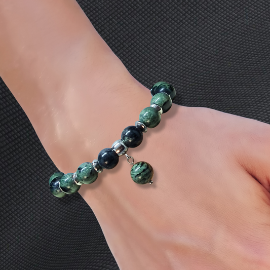 Bracelet en Rhyolite Kambaba
