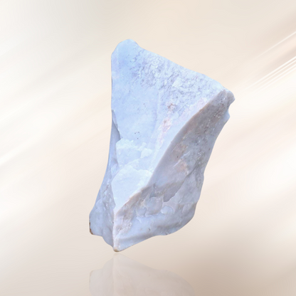 calcédoine bleue, lithotherapie, pierre brute ENAE Mineraux
