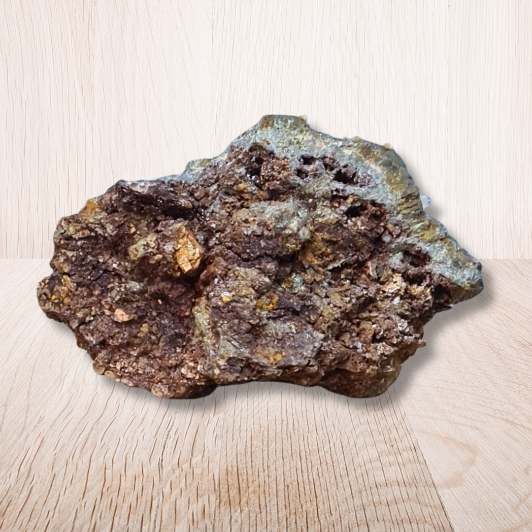 Calcite et Chalcopyrite sur Blende (MB561) - ENAE Minéraux