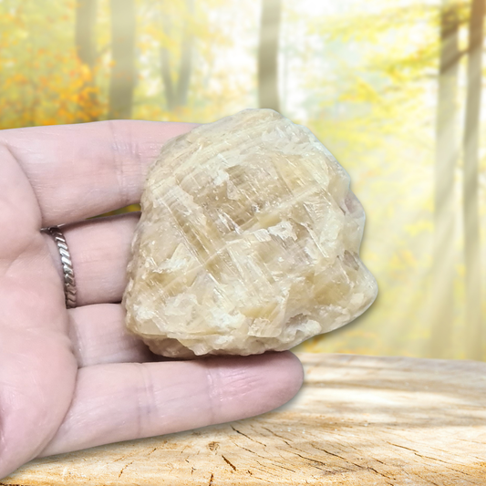 Calcite jaune brute 95g (MB580)
