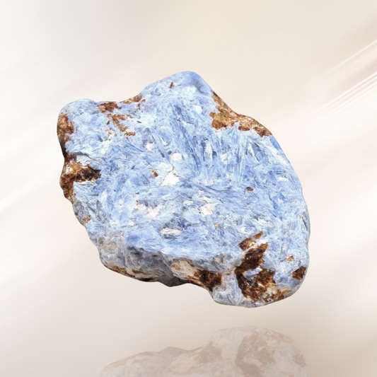 cyanite, lithotherapie, pierre brute, staurolite ENAE Mineraux