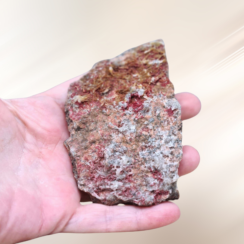 erythrite, lithotherapie, pierre brute ENAE Mineraux