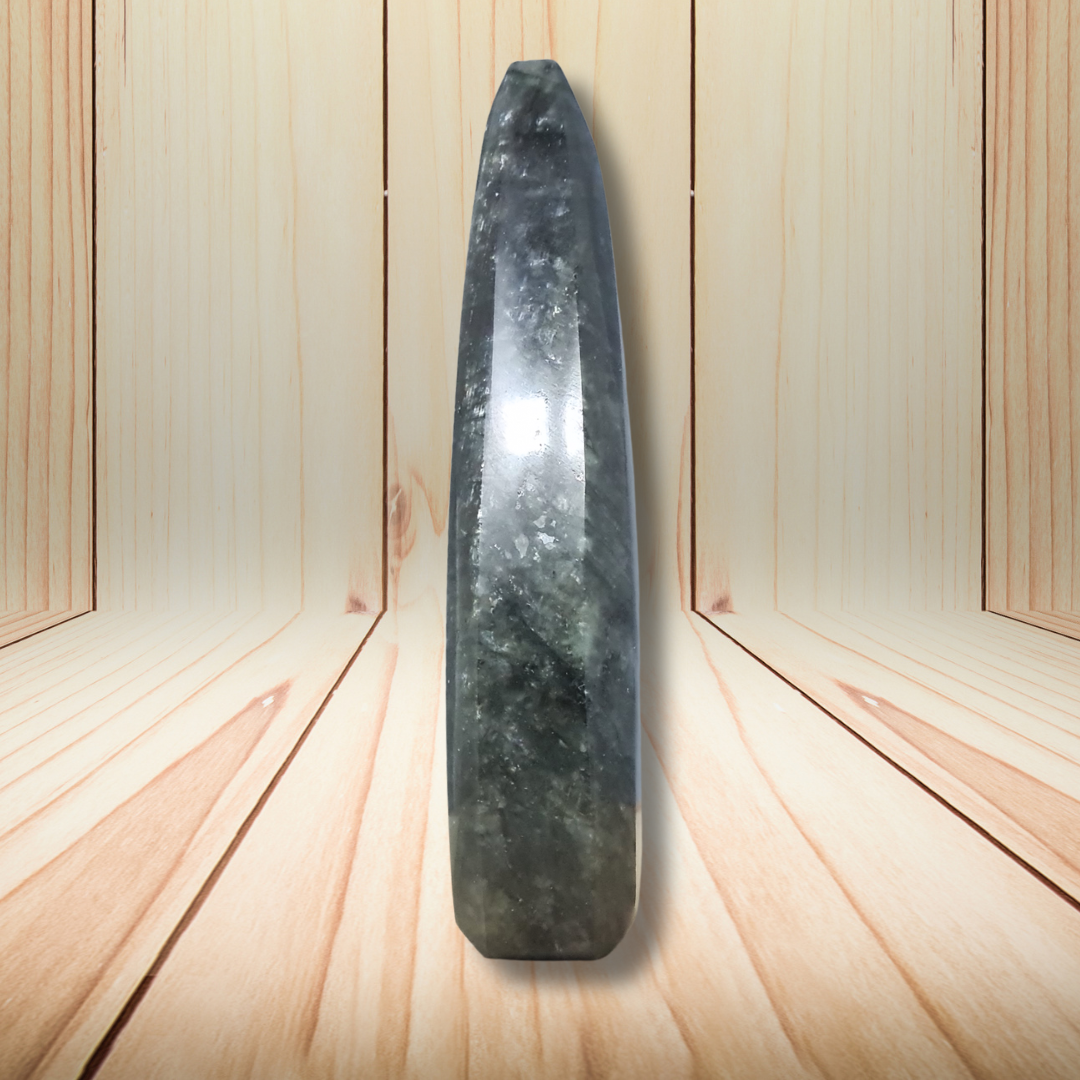 Flamme en Labradorite bleue 213g (PRGFL748)