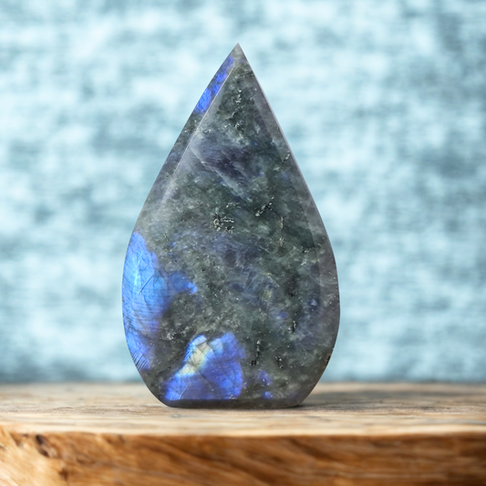 Flamme en Labradorite bleue 269g (PRGFL749)