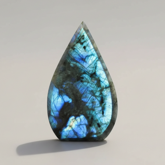 Flamme en Labradorite bleue 269g (PRGFL749)