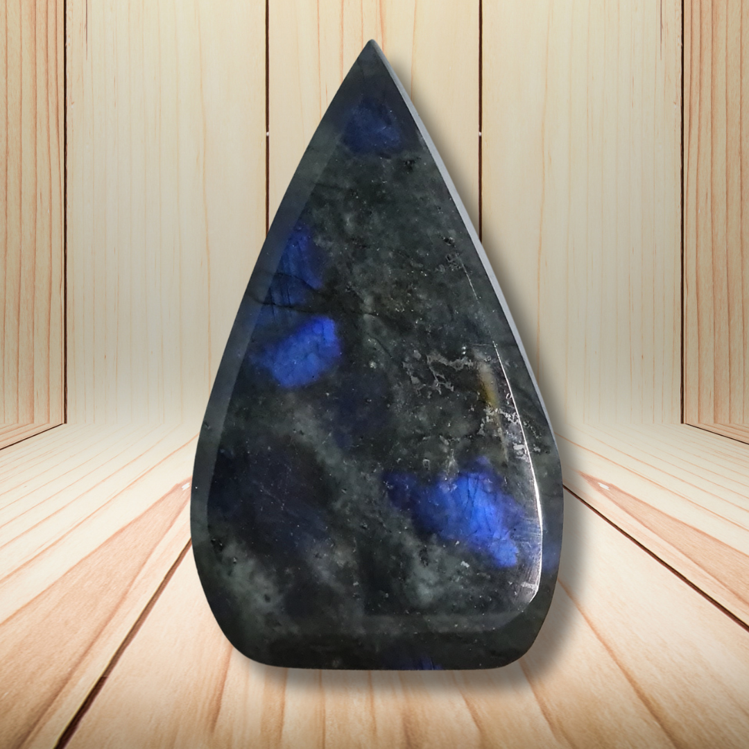 Flamme en Labradorite bleue 127g (PRGFL746)