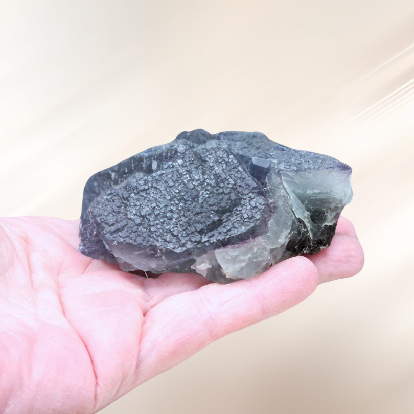 fluorite bleue, fluorite verte, lithotherapie, pierre brute ENAE Mineraux