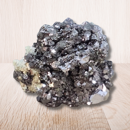 Galène, Pyrite et Quartz brut (MB476) - ENAE Minéraux